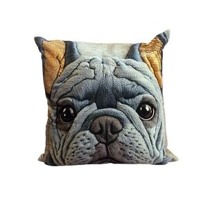 NEW novelty throw pillow 18x18 inches pillowcase & insert included dog